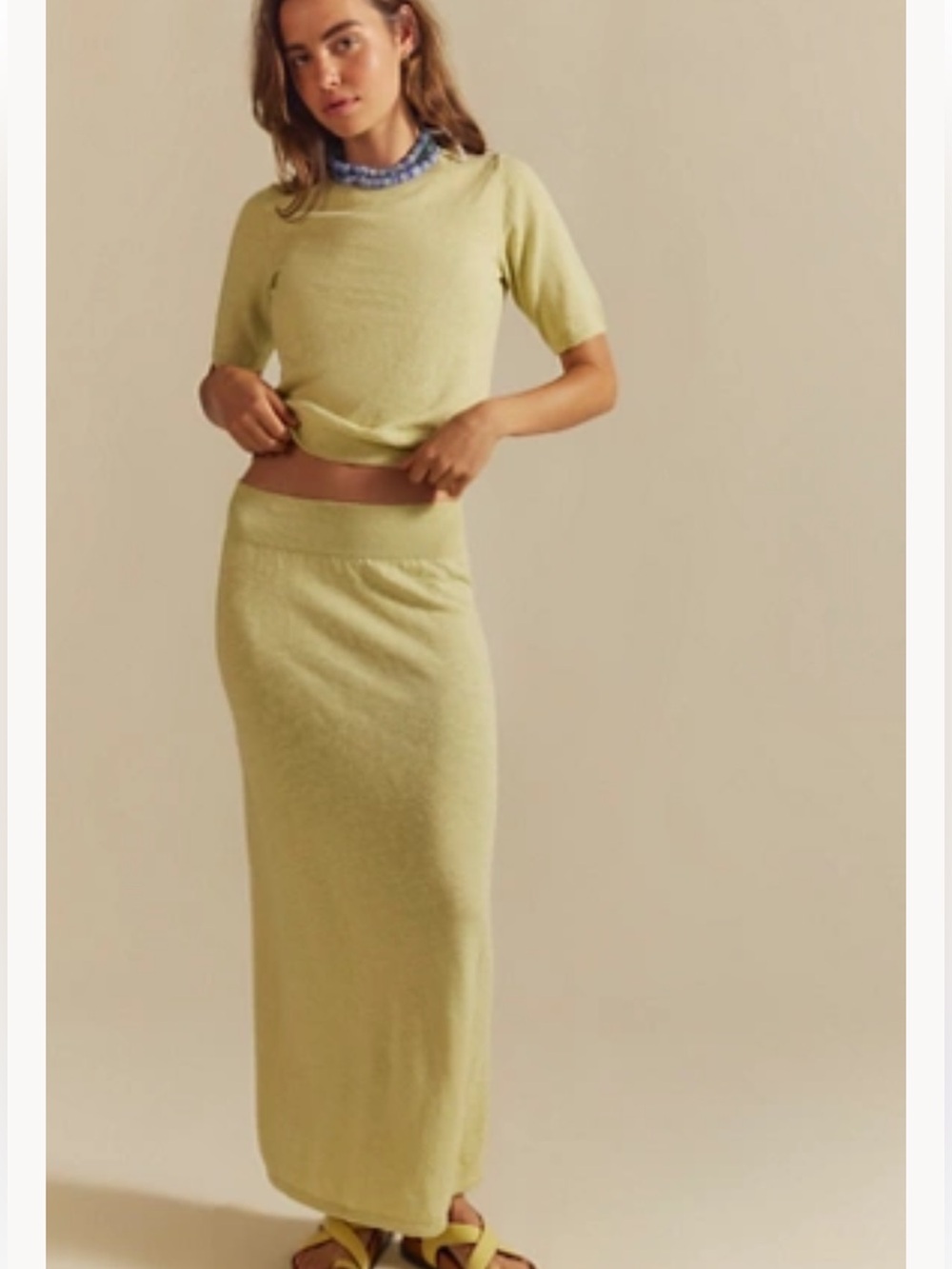 Free People Isabella Sweater
Skirt Set